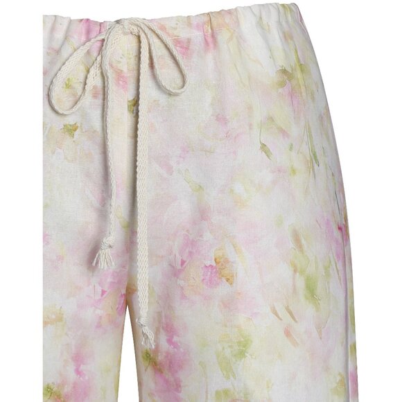 NWT - Miss Circle Floral Print Linen Suit Pants - Picture 7 of 11